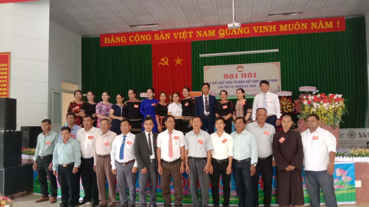 Đại hội Đại biểu MTTQ Việt Nam xã Ea H’đing lần thứ VII, nhiệm kỳ 2024-2029.